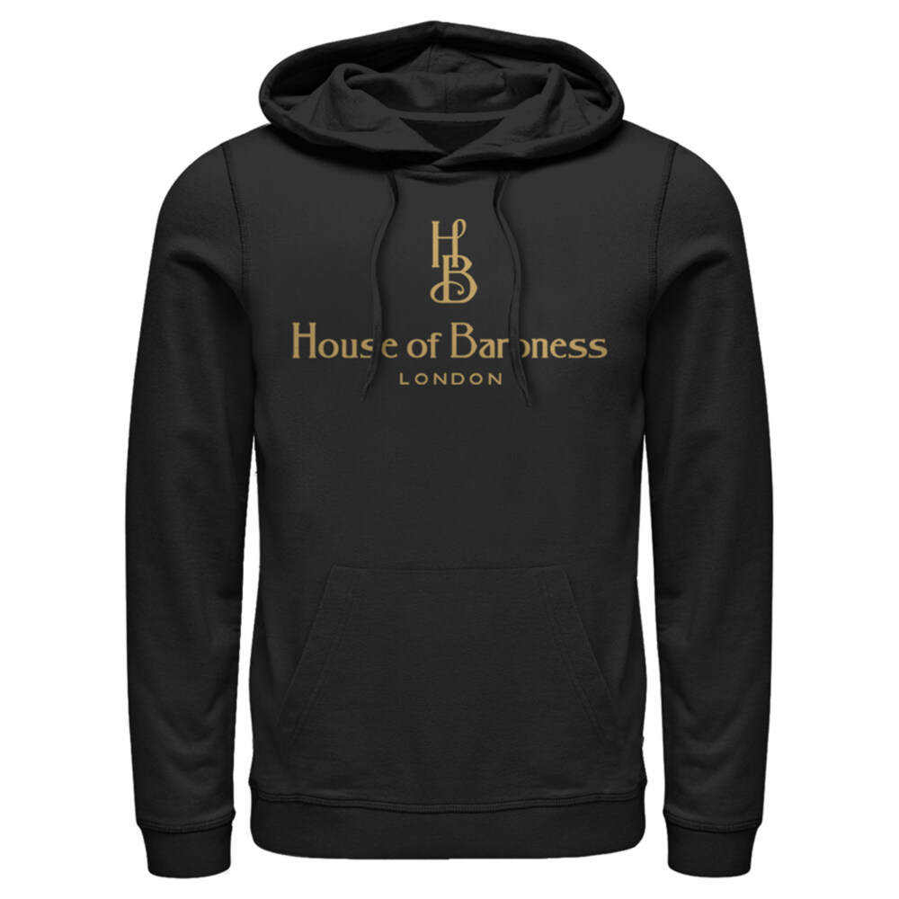 Men's Cruella House of Baroness London Logo Gold  Adult Pull Over Hoodie