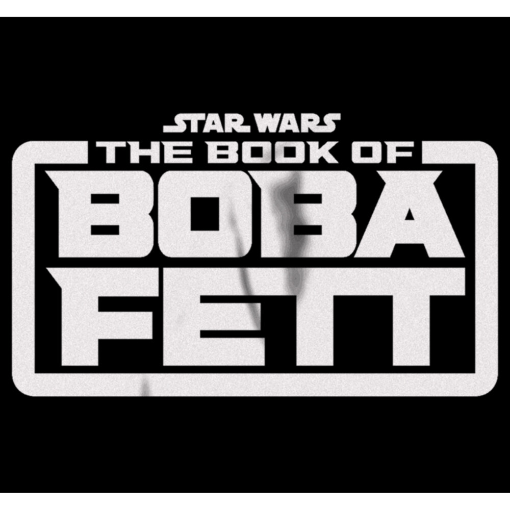 Men's Star Wars: The Book of Boba Fett White Logo  Adult T-Shirt