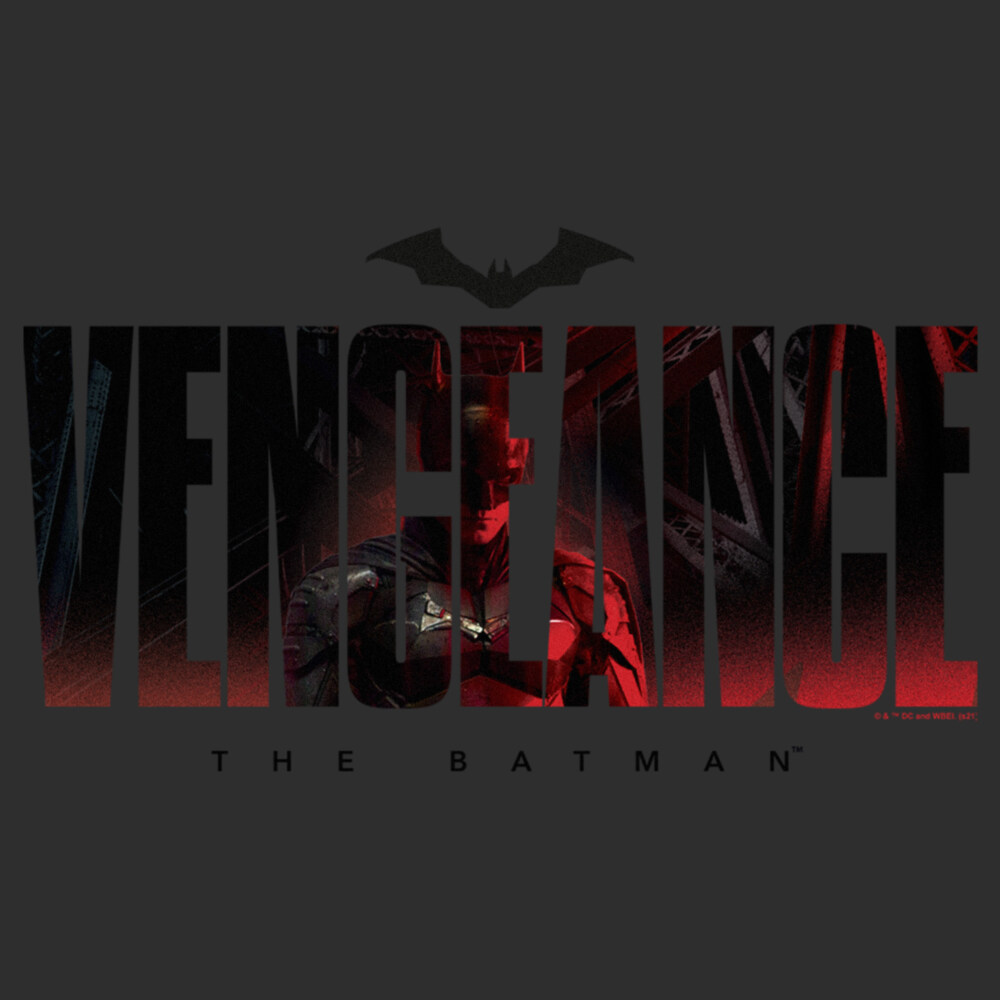 Men's The Batman Vengeance Logo  Adult T-Shirt