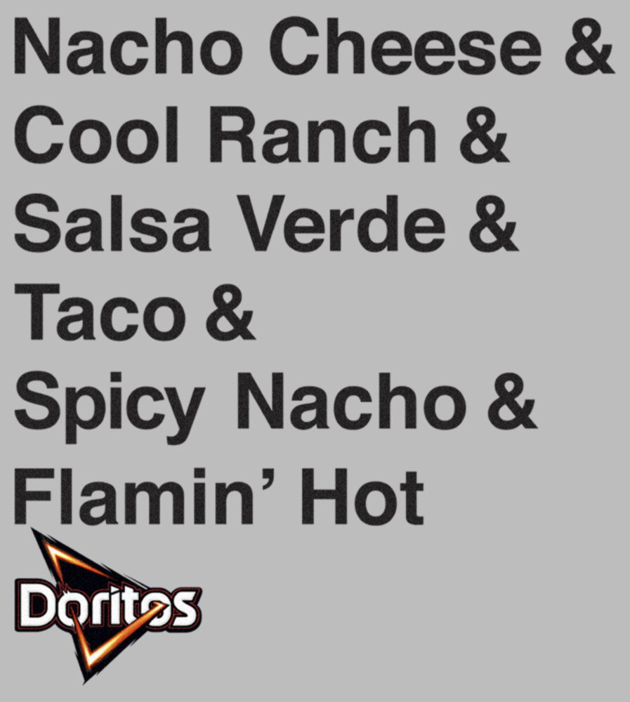 Men's Doritos Flavors Stack  Adult T-Shirt