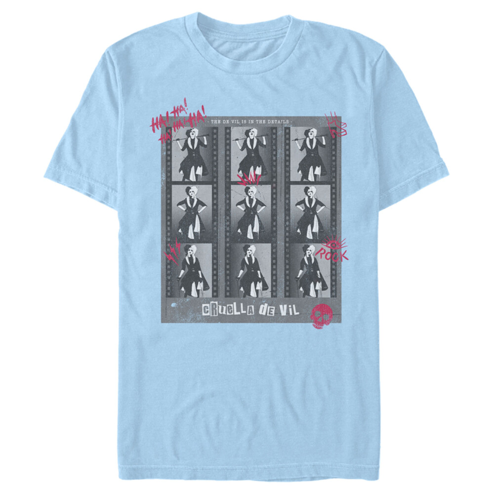 Men's Cruella Photo Negatives  Adult T-Shirt