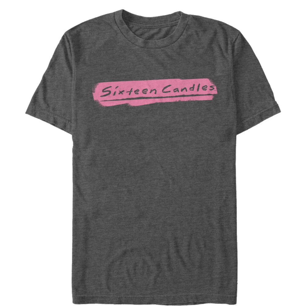 Men's Sixteen Candles Paint Stripe Logo  Adult T-Shirt
