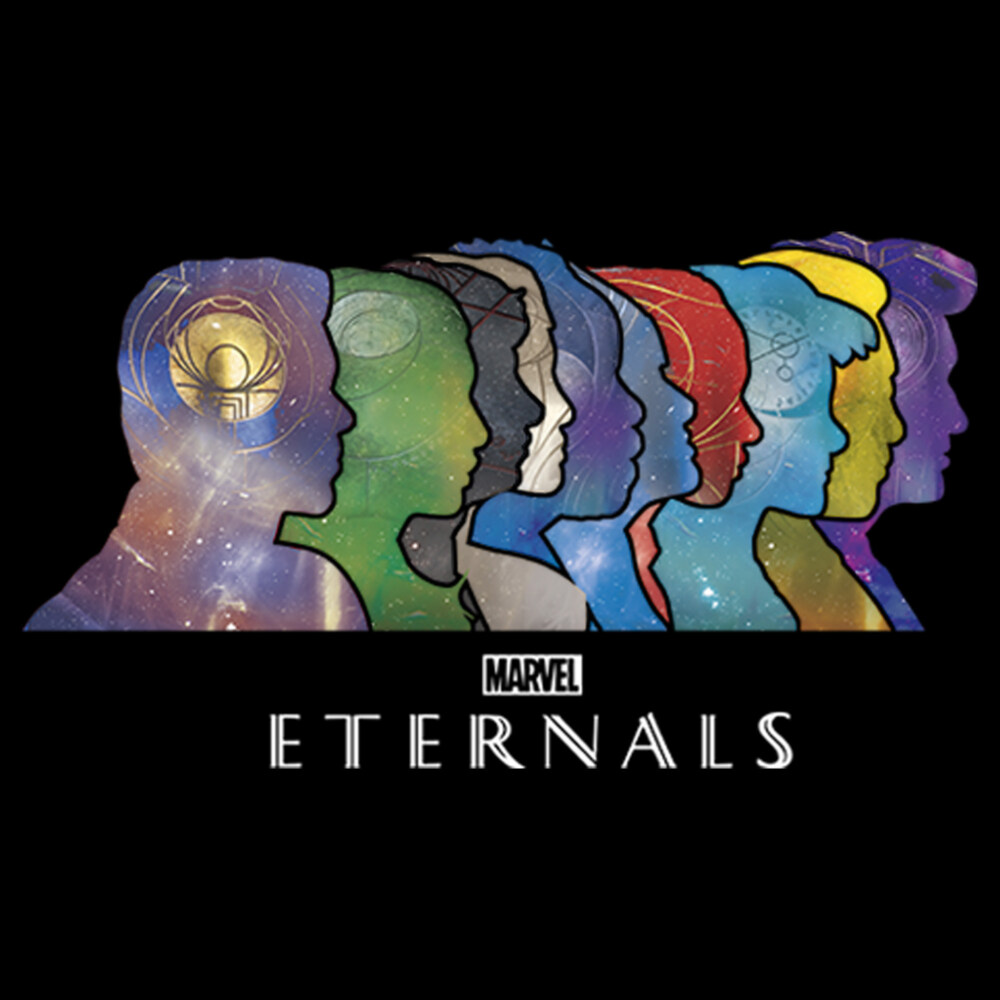 Men's Marvel Eternals Silhouettes  Adult Tank Top