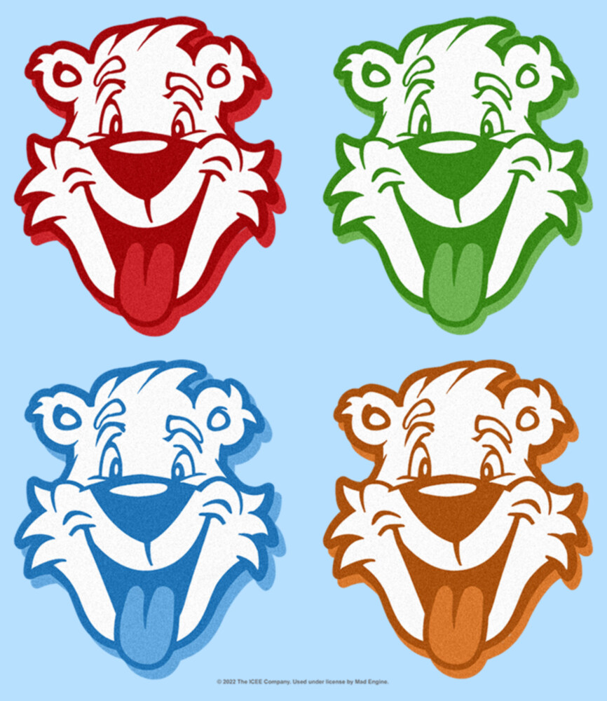 Men's ICEE Bear Colorful Faces  Adult T-Shirt
