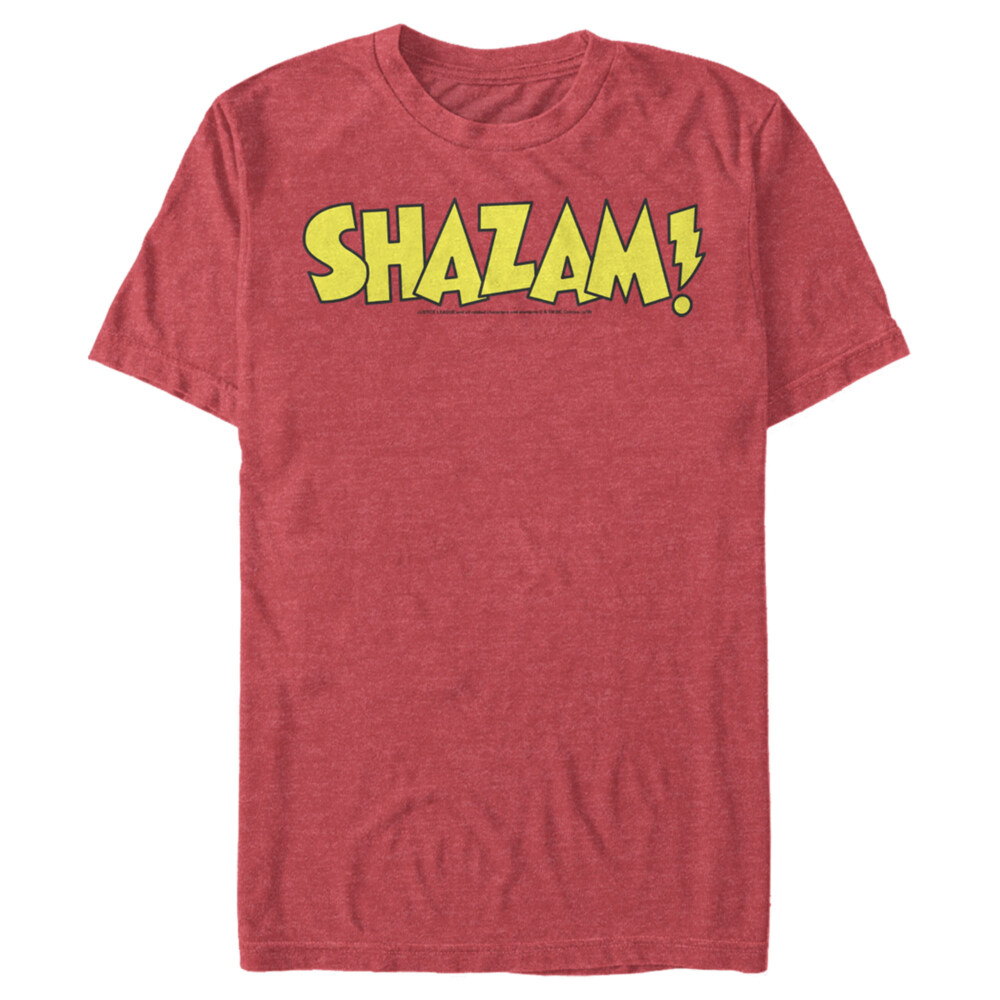 Men's Justice League Shazam Logo  Adult T-Shirt