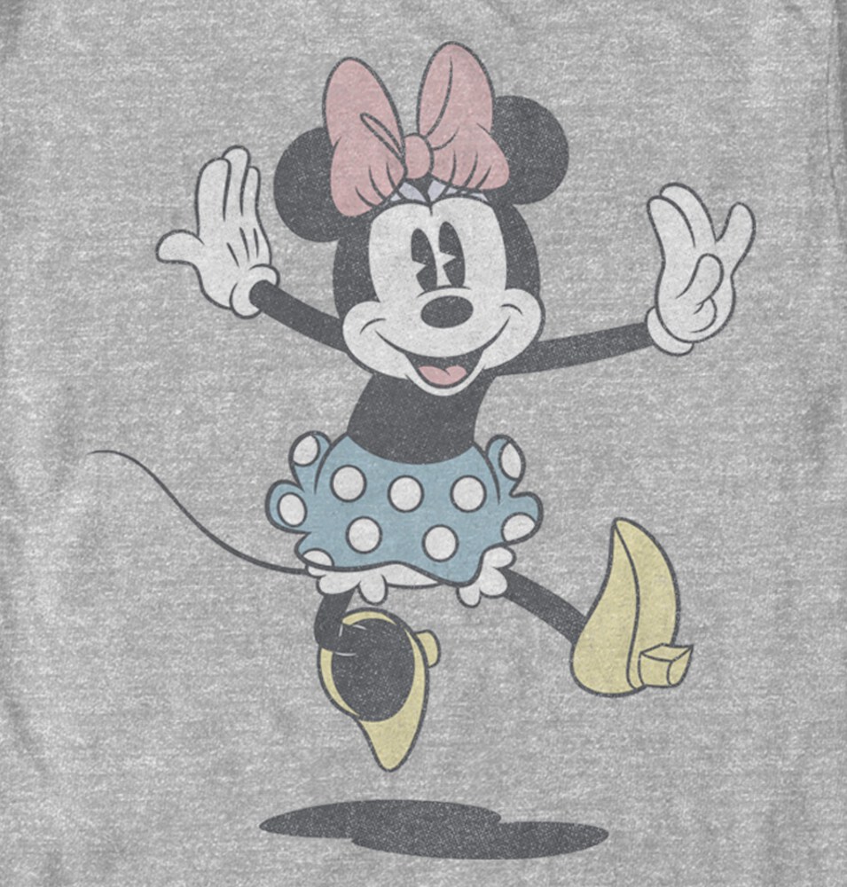 Men's Mickey & Friends Retro Minnie Jump  Adult T-Shirt