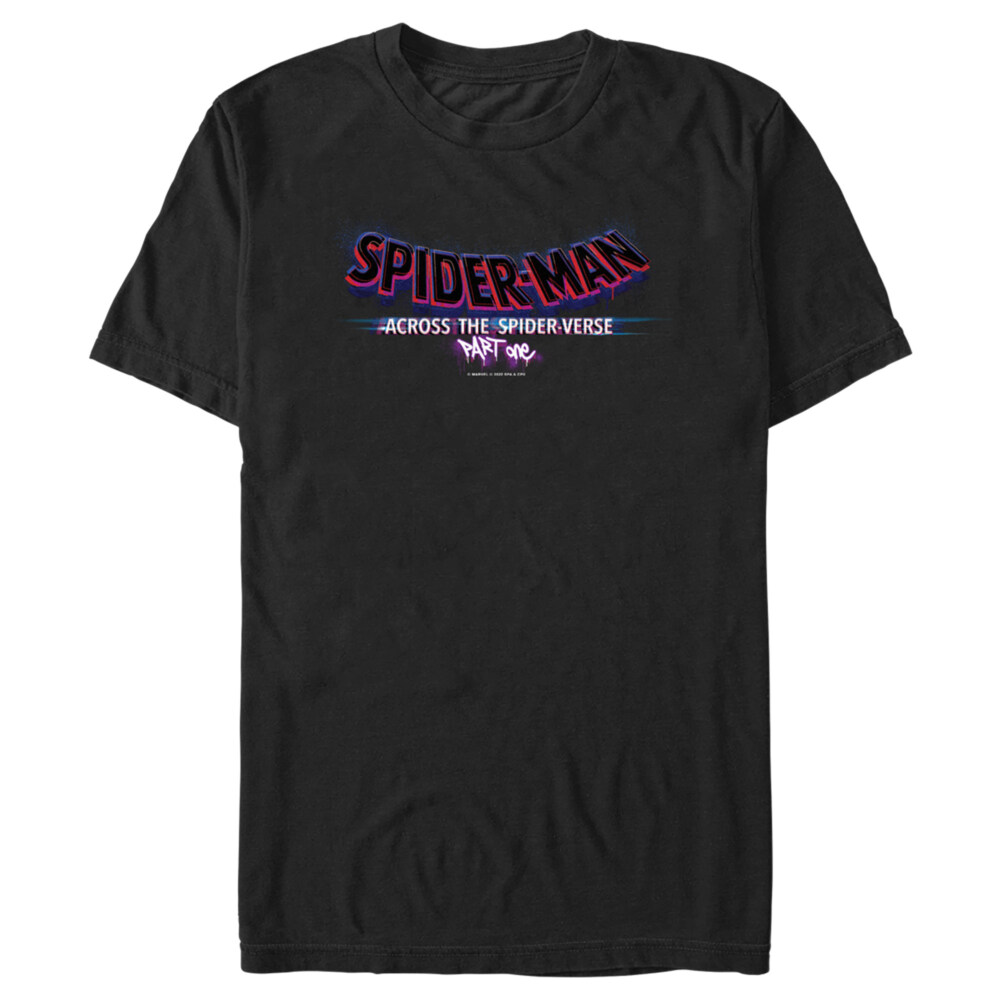 Men's Spider-Man: Across the Spider-Verse Movie Logo  Adult T-Shirt