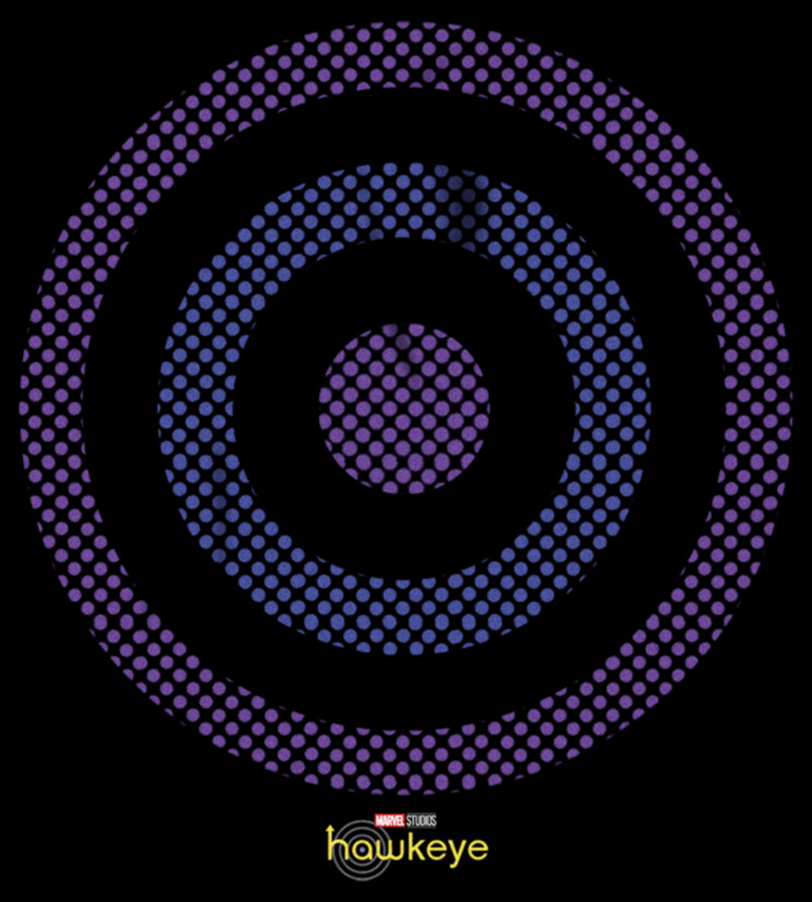 Men's Marvel Hawkeye Bullseye  Adult T-Shirt