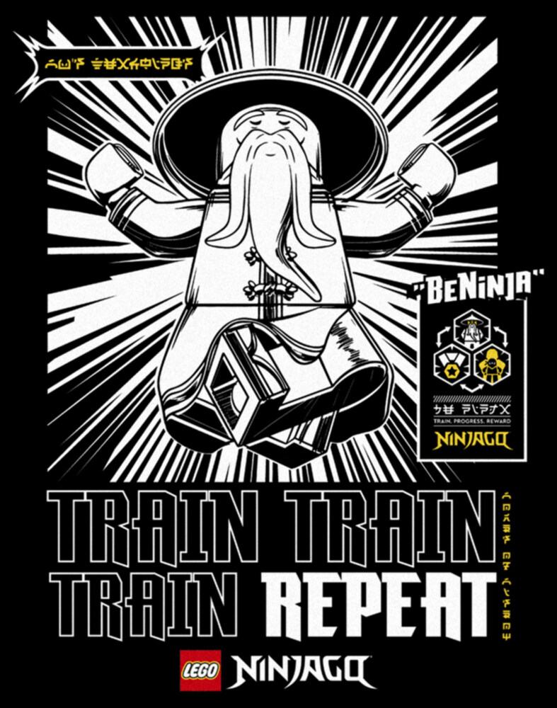 Men's LEGO: Ninjago Train Repeat Master Wu  Adult T-Shirt