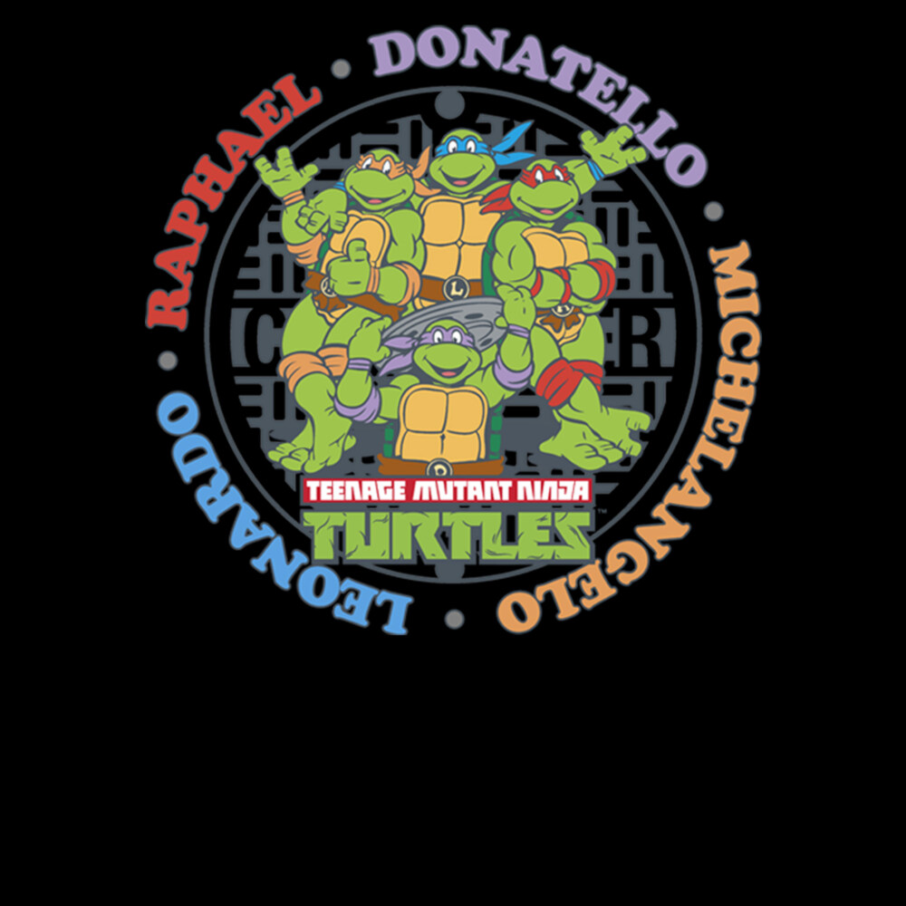 Men's Teenage Mutant Ninja Turtles Hero Circle  Adult T-Shirt