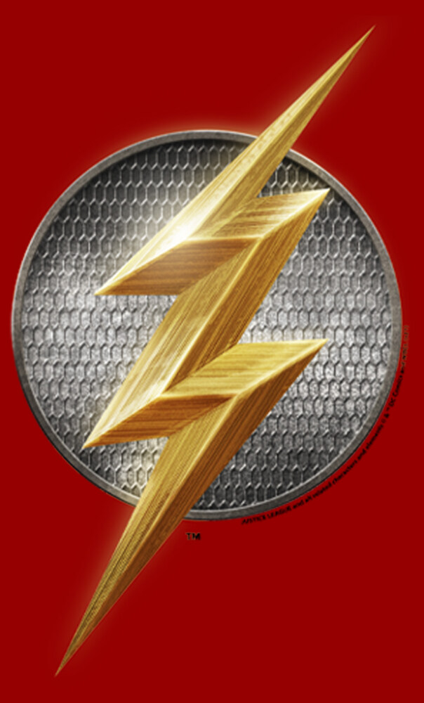 Men's Zack Snyder Justice League The Flash Logo  Adult T-Shirt