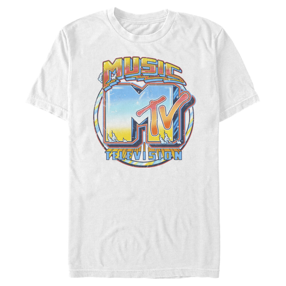Men's MTV Old School Logo  Adult T-Shirt