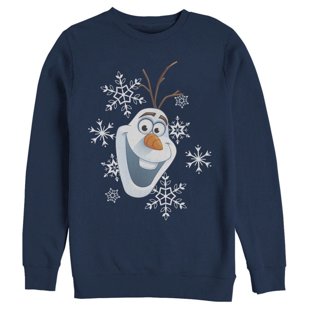 Men's Frozen Olaf Smile  Adult Sweatshirt