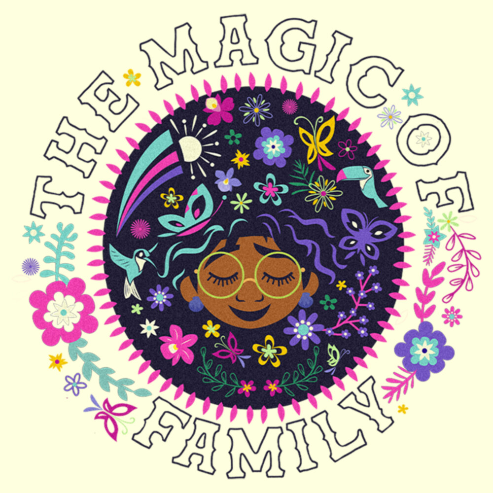 Men's Encanto Mirabel The Magic of Family Circle  Adult T-Shirt