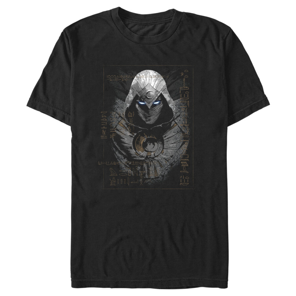 Men's Marvel Moon Knight Egyptian Glyphs  Adult T-Shirt