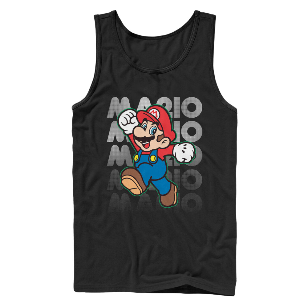 Men's Nintendo Super Mario Jump  Adult Tank Top