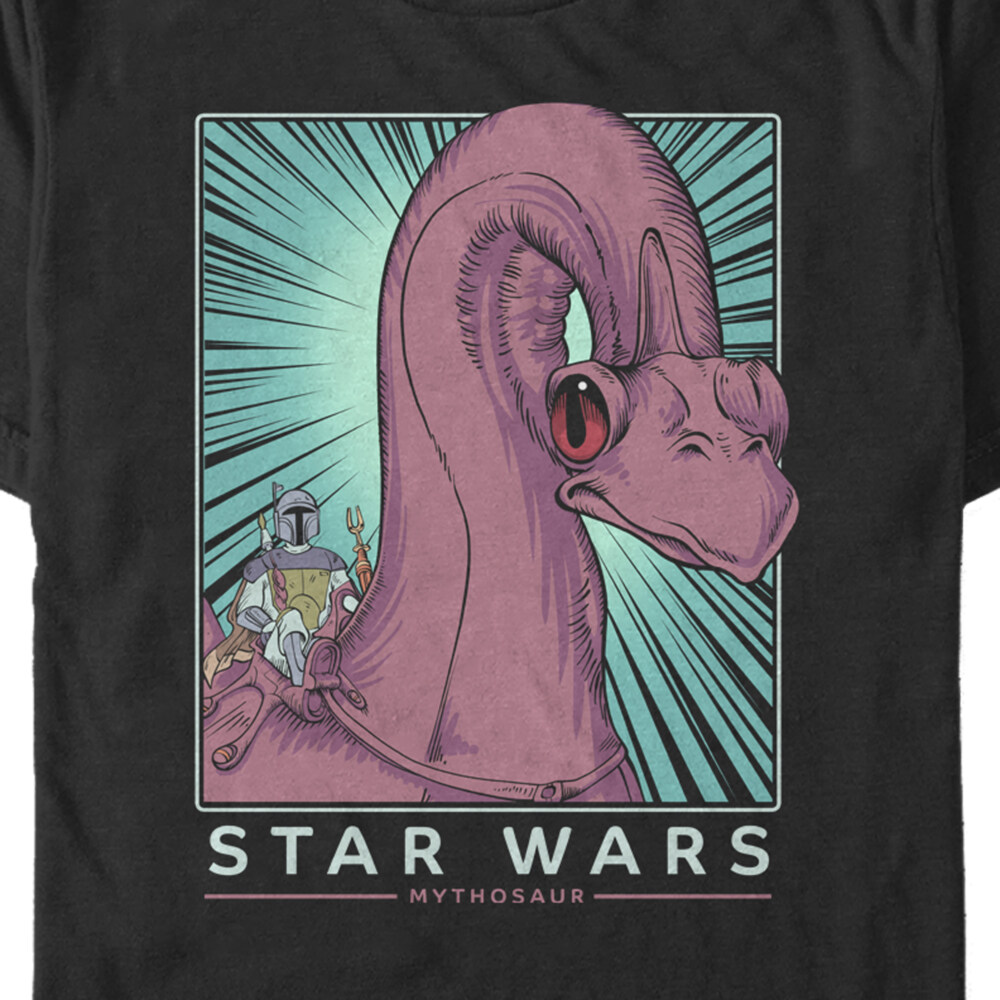 Men's Star Wars Boba Fett Mythosaur  Adult T-Shirt