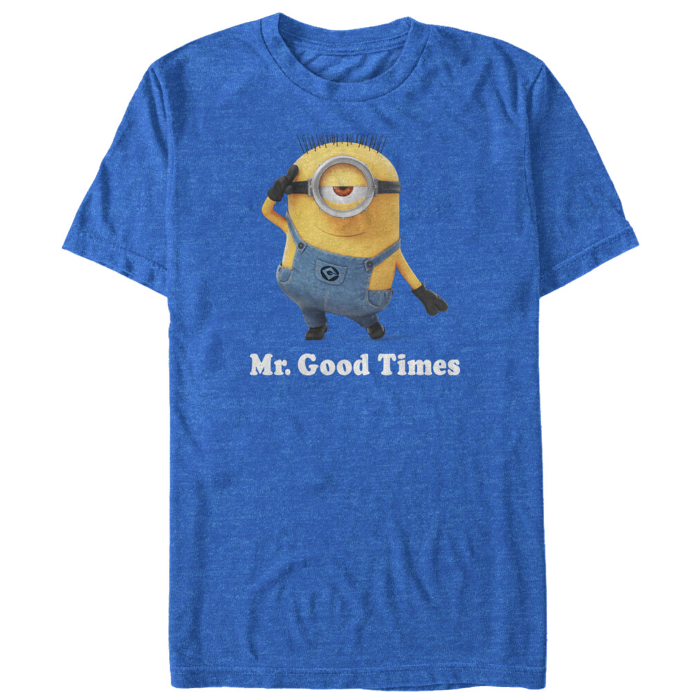 Men's Despicable Me Minion Mr. Good Times  Adult T-Shirt