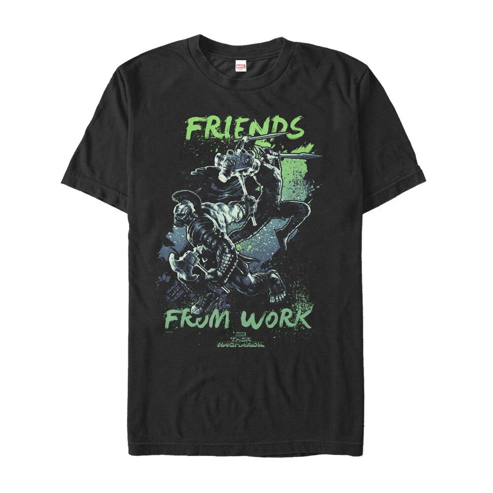 Men's Marvel Thor: Ragnarok Work Friends  Adult T-Shirt