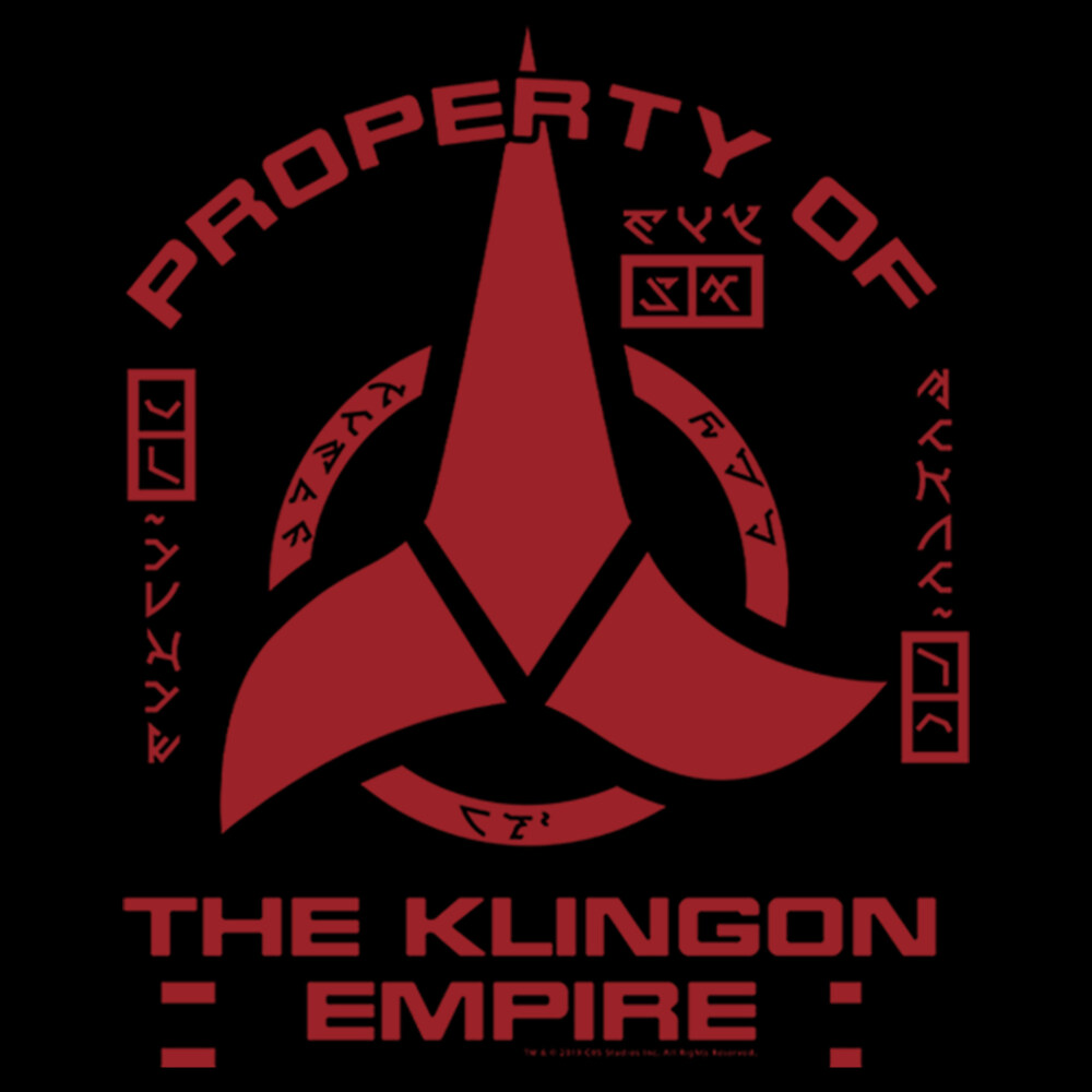 Men's Star Trek: Discovery Klingon Property  Adult Pull Over Hoodie