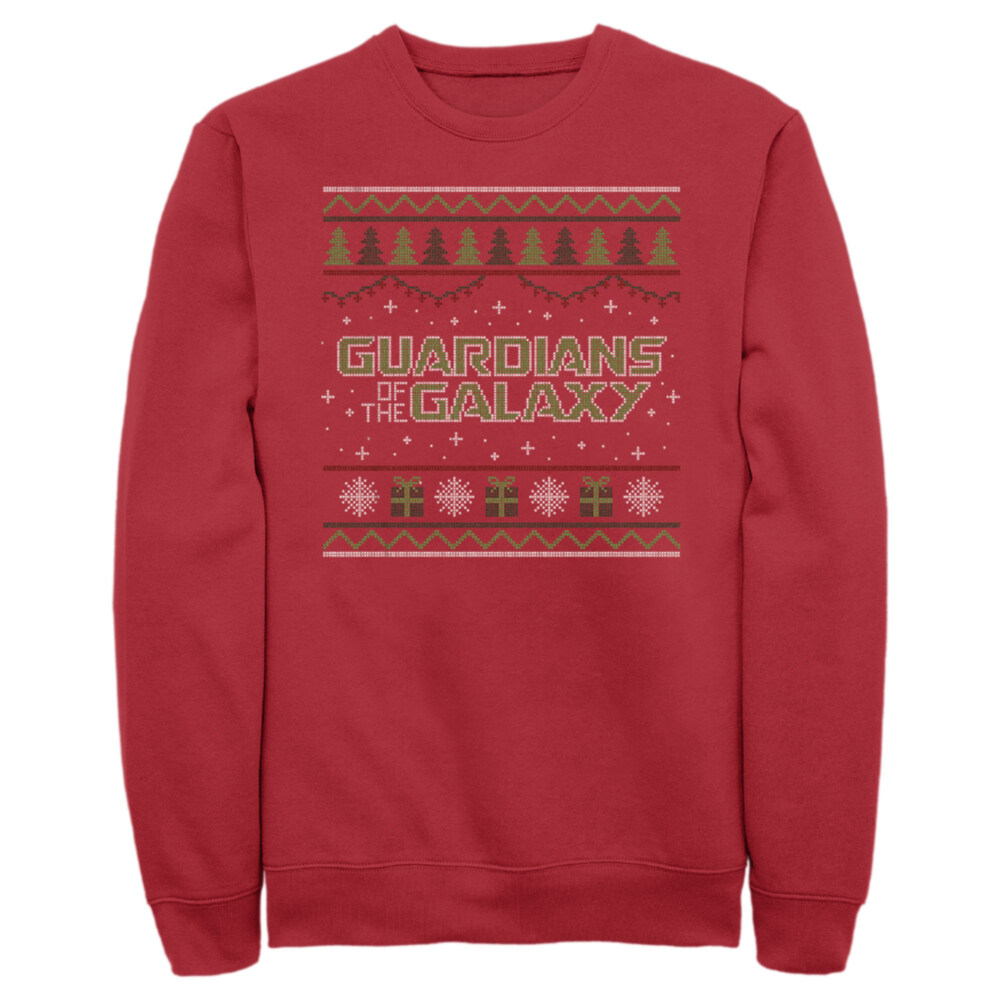 Men's Guardians of the Galaxy Holiday Special Christmas Sweater Print  Adult Sweatshirt