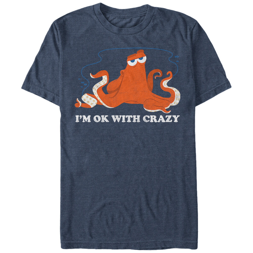Men's Finding Dory Hank Ok Crazy  Adult T-Shirt