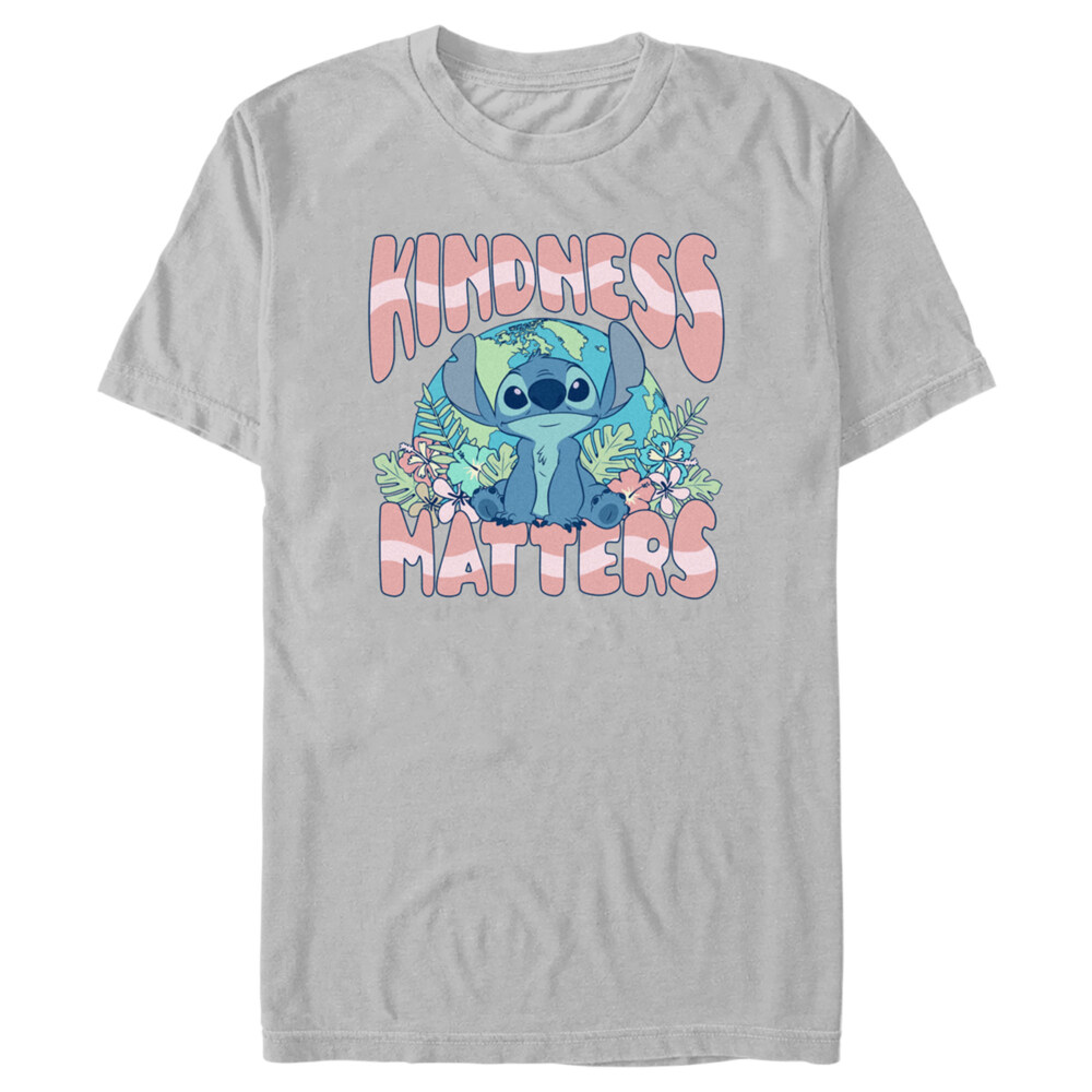 Men's Lilo & Stitch Kindness matters Stitch  Adult T-Shirt