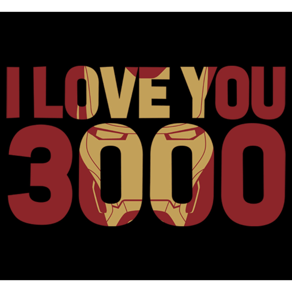 Men's Marvel Iron Man Forever Love 3000  Adult T-Shirt