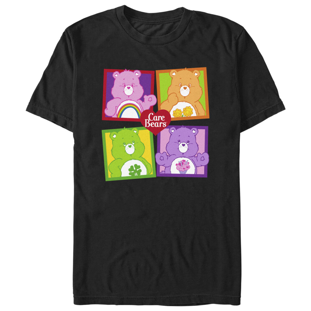 Men's Care Bears Bears Portraits  Adult T-Shirt
