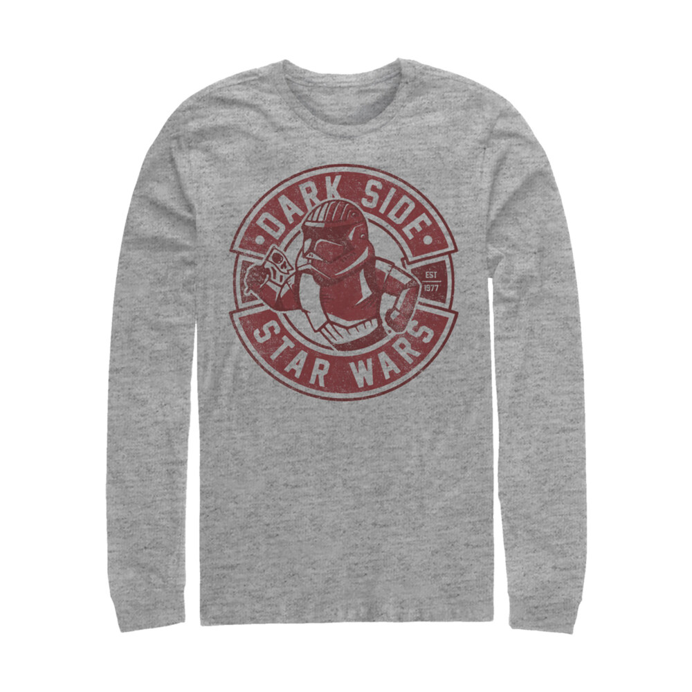 Men's Star Wars: The Rise of Skywalker Sith Trooper Cartoon  Adult Long Sleeve Shirt