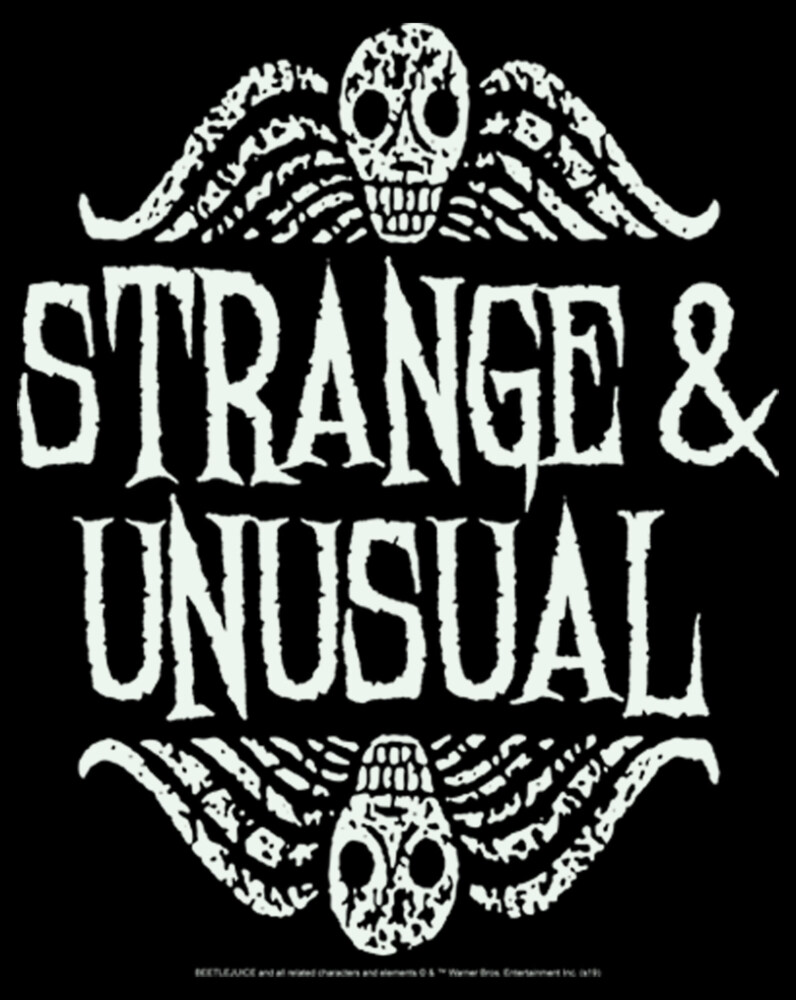 Men's Beetlejuice Strange and Unusual Quote  Adult T-Shirt