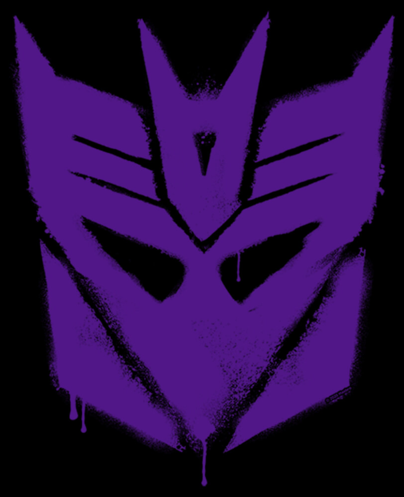 Men's Transformers Decepticon Graffiti Logo  Adult T-Shirt