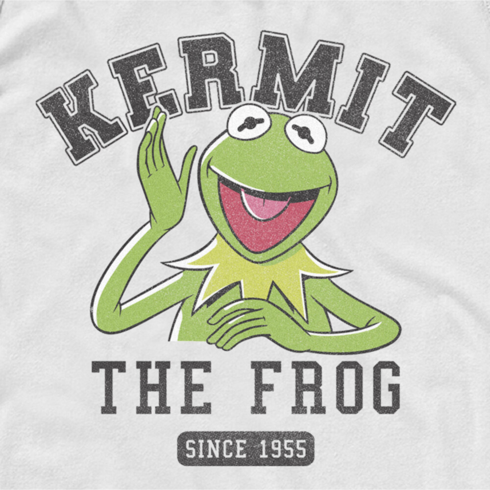 Men's The Muppets Kermit 1955 Collegiate  Adult Tank Top