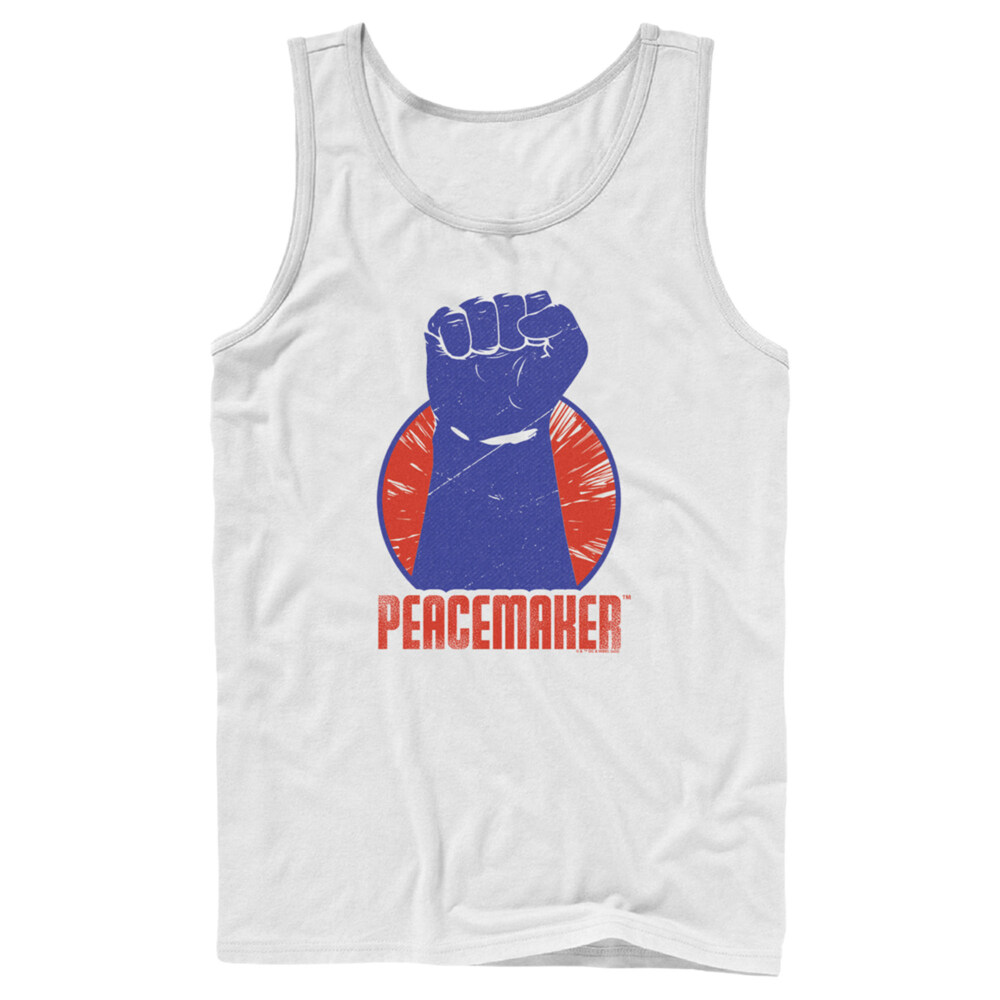 Men's Peacemaker Red Fist Circle  Adult Tank Top