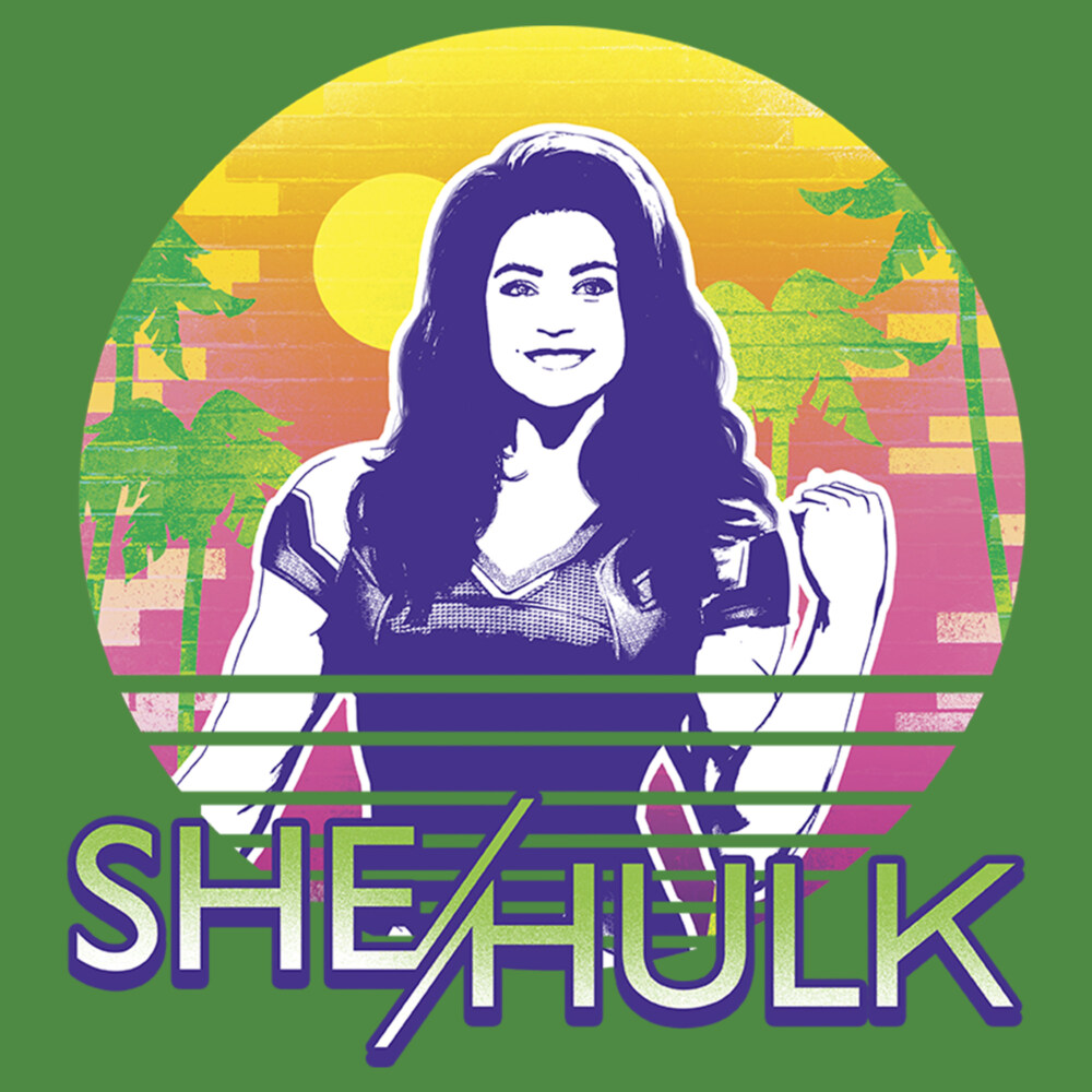 Men's She-Hulk: Attorney at Law Sun & Muscles  Adult T-Shirt