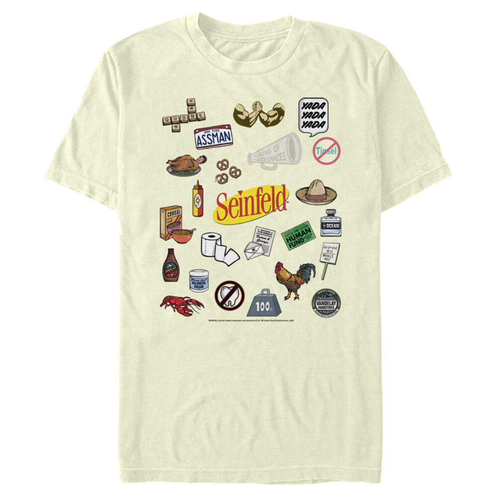 Men's Seinfeld Iconic Items  Adult T-Shirt