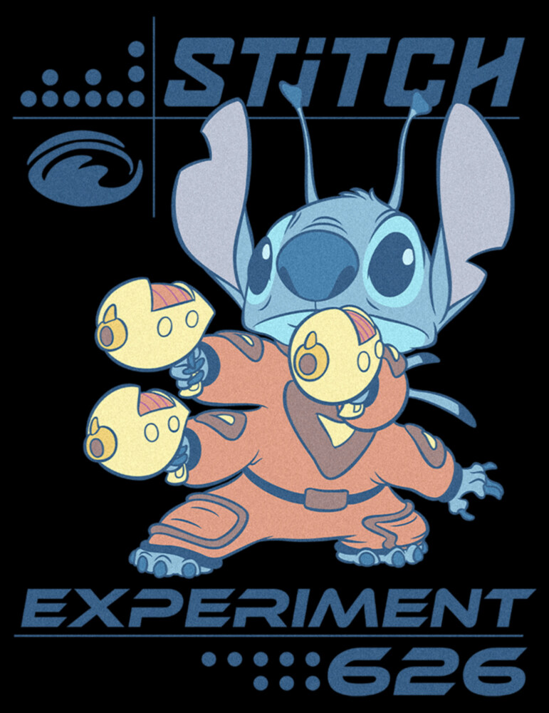 Men's Lilo & Stitch Armed and Ready  Adult T-Shirt