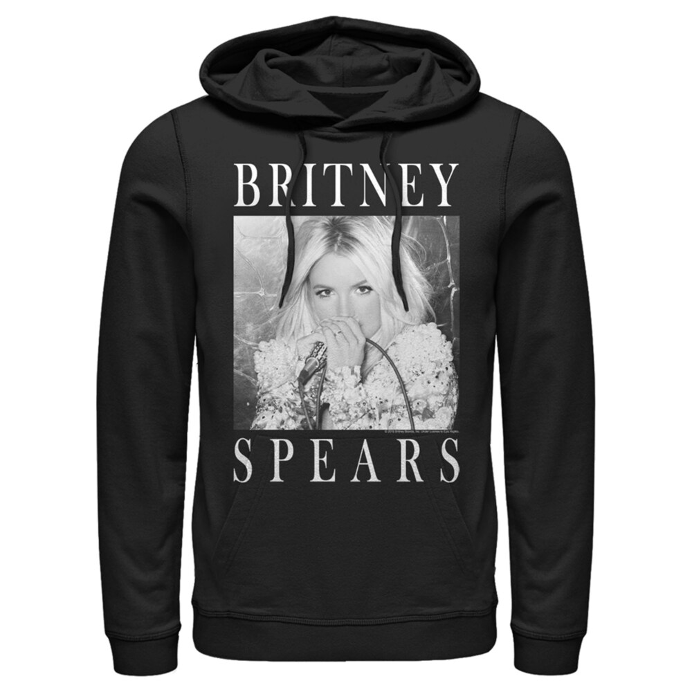 Men's Britney Spears Classic Star Frame  Adult Pull Over Hoodie