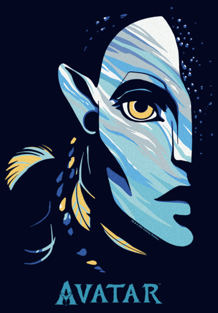 Men's Avatar: The Way of Water Neytiri Face Logo  Adult T-Shirt