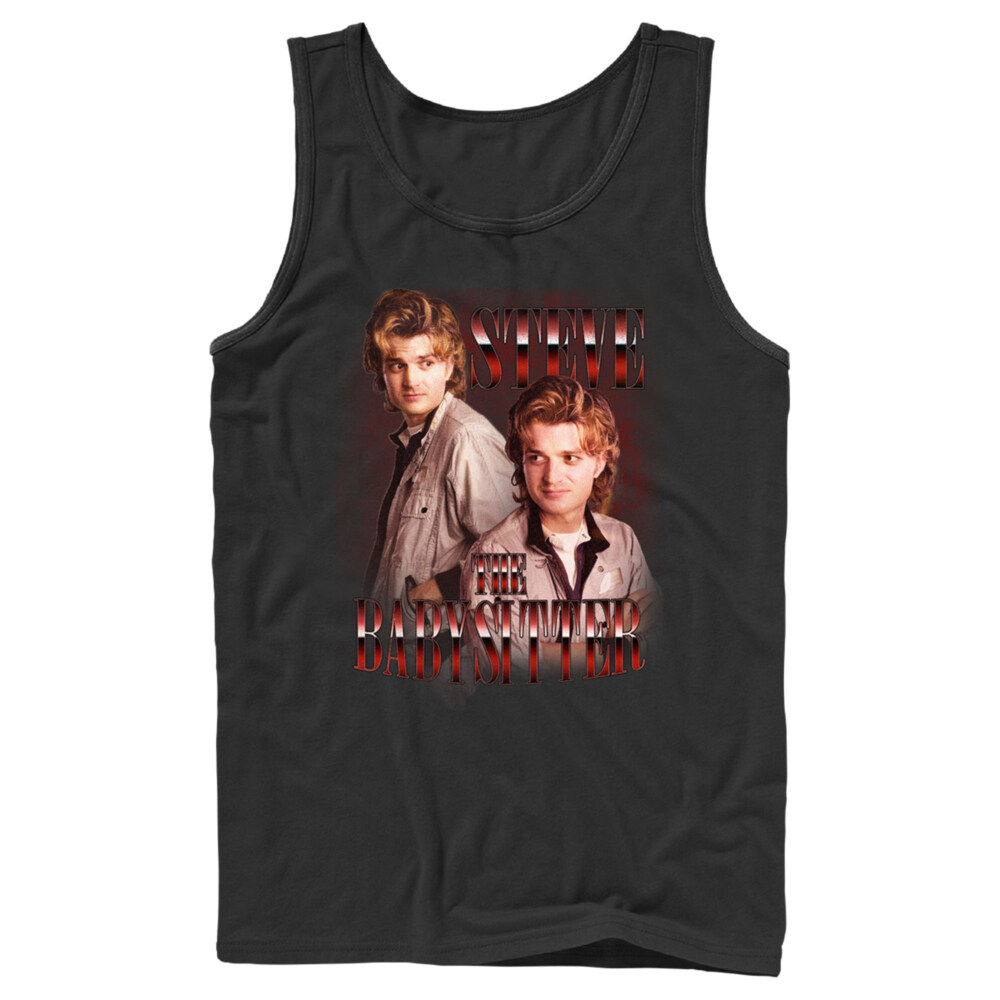 Men's Stranger Things Steve The Babysitter  Adult Tank Top