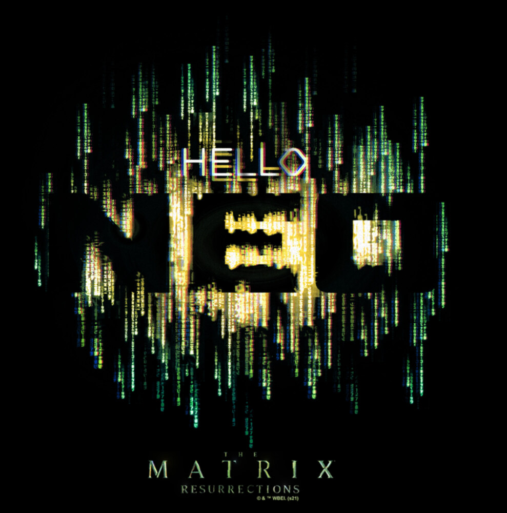 Men's The Matrix Resurrections Hello Neo  Adult T-Shirt