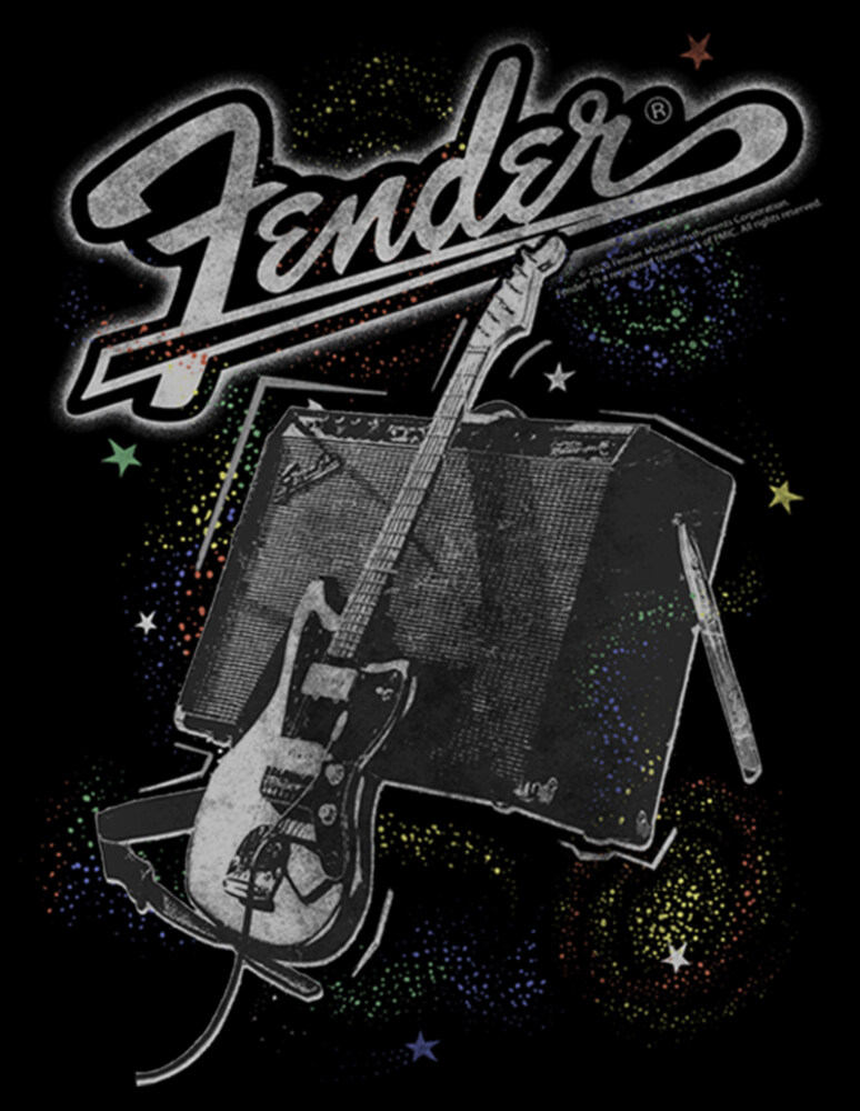 Men's Fender Celestial Amp Logo  Adult Pull Over Hoodie