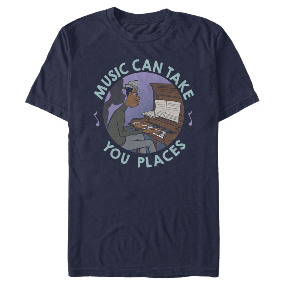 Men's Soul Music Takes You Places  Adult T-Shirt