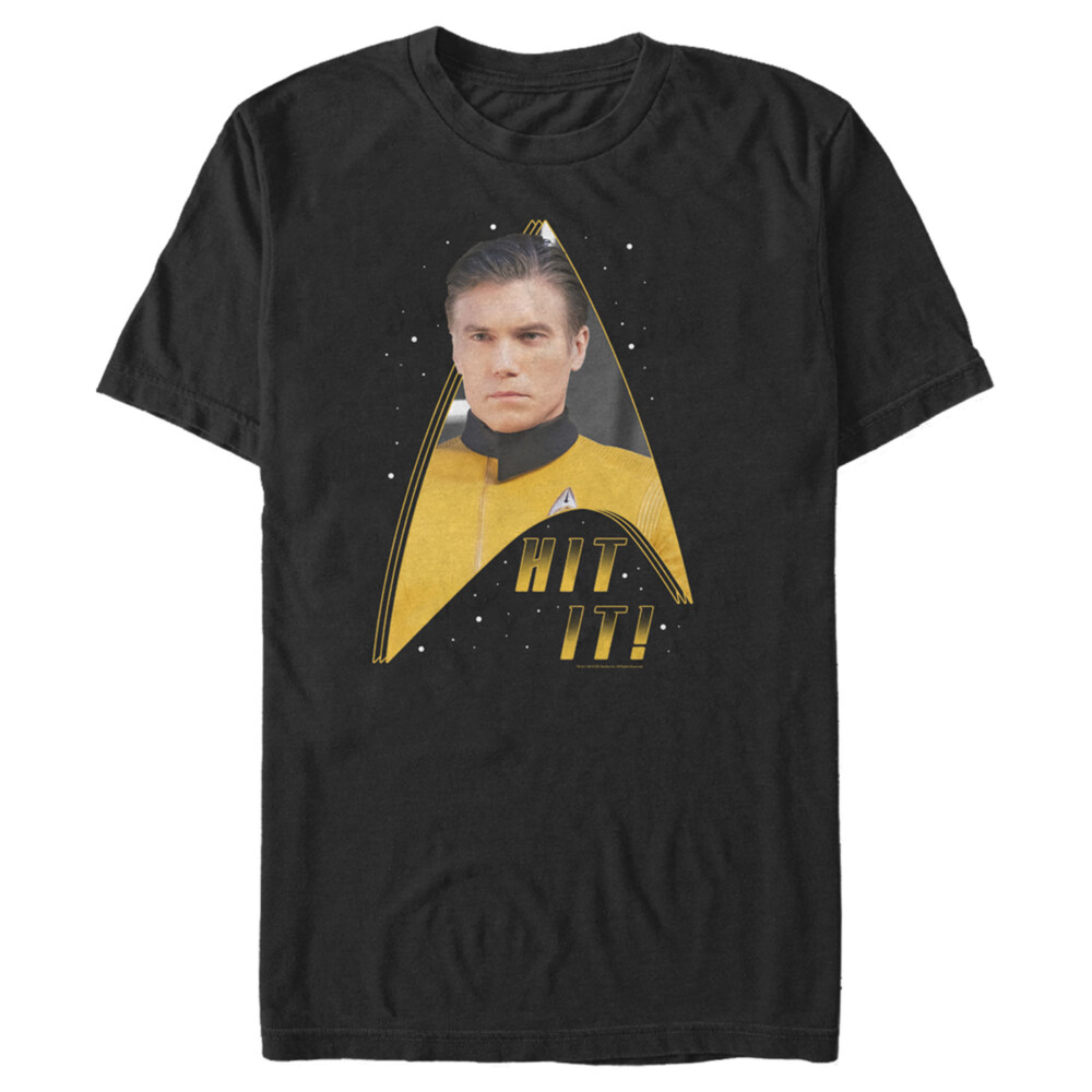 Men's Star Trek: Discovery Christopher Pike Hit It!  Adult T-Shirt