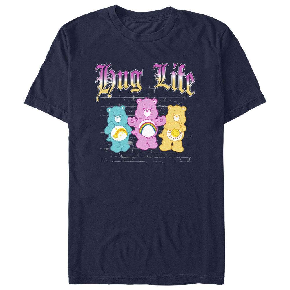 Men's Care Bears Hug Life Cute  Adult T-Shirt