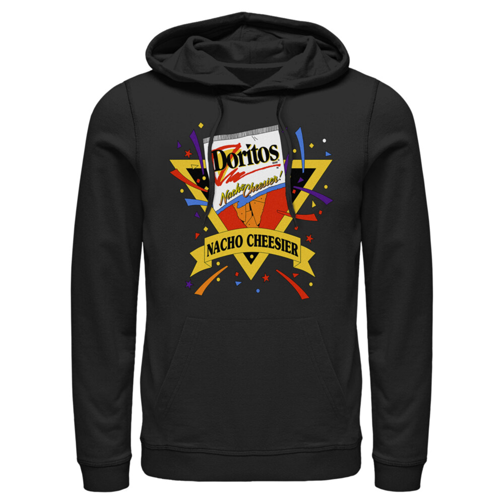 Men's Doritos Retro Nacho Cheesier  Adult Pull Over Hoodie