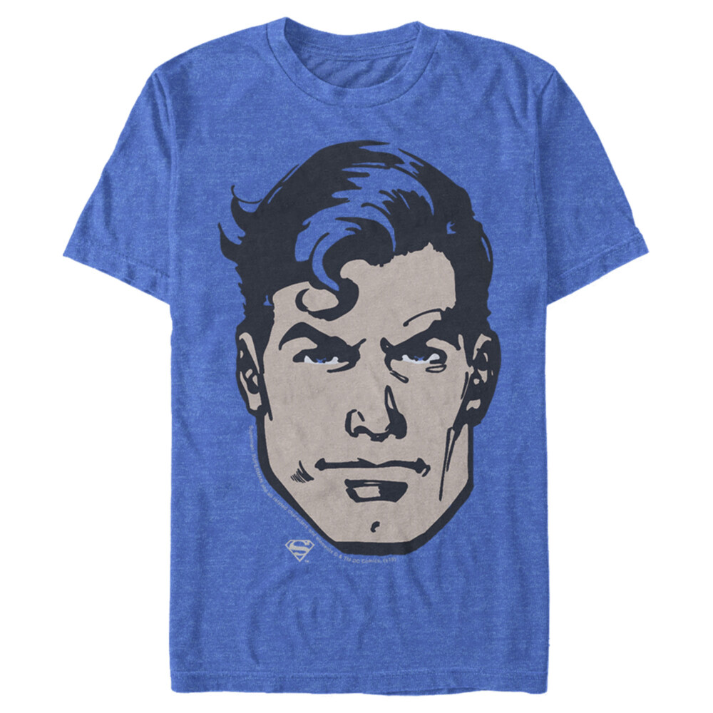 Men's Superman Classic Clark Kent Portrait  Adult T-Shirt