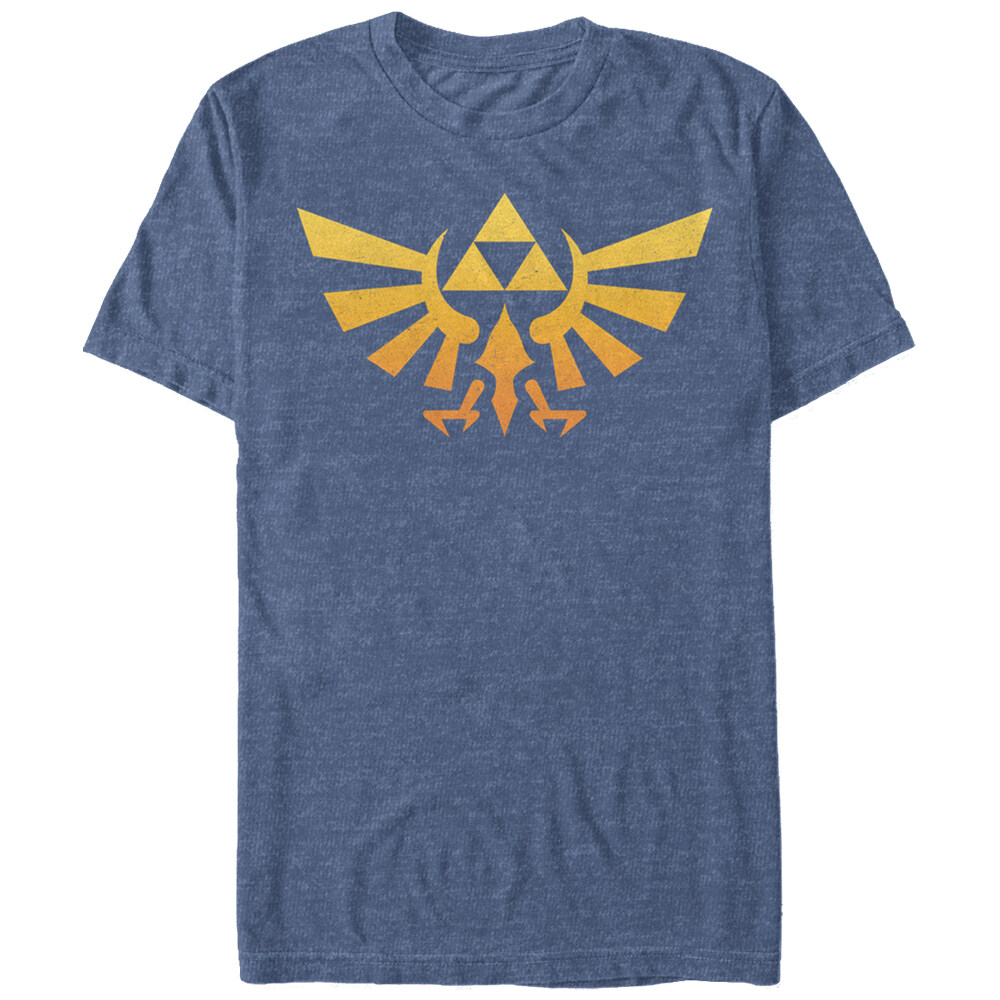 Men's Nintendo Legend of Zelda Triforce Fade  Adult T-Shirt