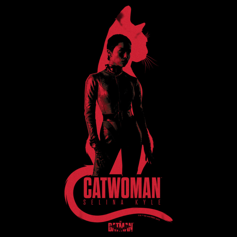 Men's The Batman Red Catwoman  Adult T-Shirt