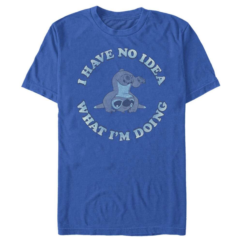 Men's Lilo & Stitch I Have No Idea  Adult T-Shirt